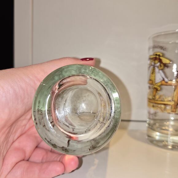 2 Holly Hobbie Vintage drinking tall juice glasses - Picture 8 of 9